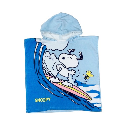 Poncho infantil 50x50cm 100% algodón. SNOOPY
