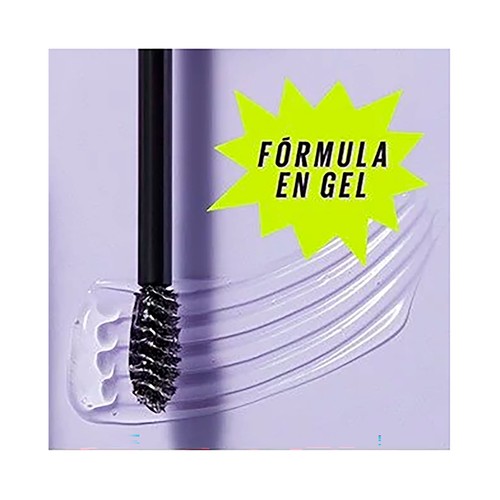 MAYBELLINE Superlock tono black Gel fijador de cejas, con acabado transparente y no pegajoso.