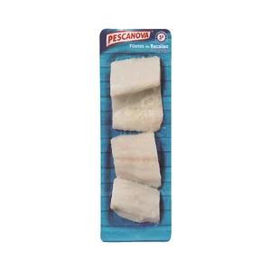 PESCANOVA Filetes de bacalao ultracongelados y en su punto de sal PESCANOVA 400 g.