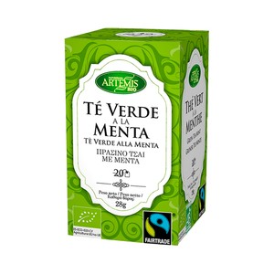 Artemis BIO Te Verde con Menta BIO 20 Uds. 28 G.