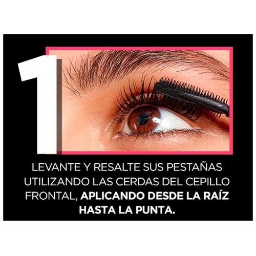L´ORÉAL PARIS Telescopic lift Tono Black Máscara de pestañas efecto longitud extrema.