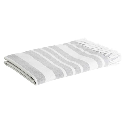 Fouta de rayas, 85x170cm, 100% Algodón, 160g/m², ACTUEL. Diferentes modelos, 1 unidad.