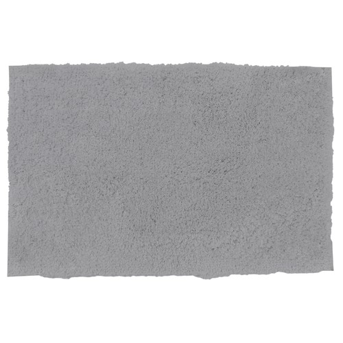 Alfombra de baño con reverso látex, 40x60cm, color gris ACTUEL.