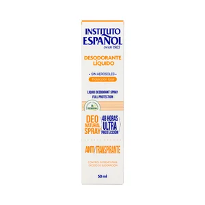 INSTITUTO ESPAÑOL Desodorante líquido antitranspirante con protección hasta 48 horas 50 ml.