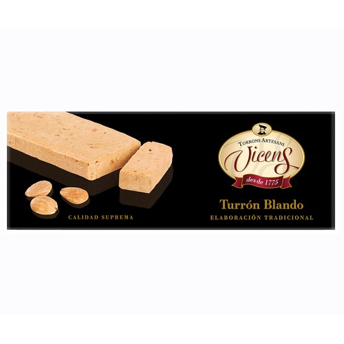 VICENS Turrón blando de almendra 150 g.