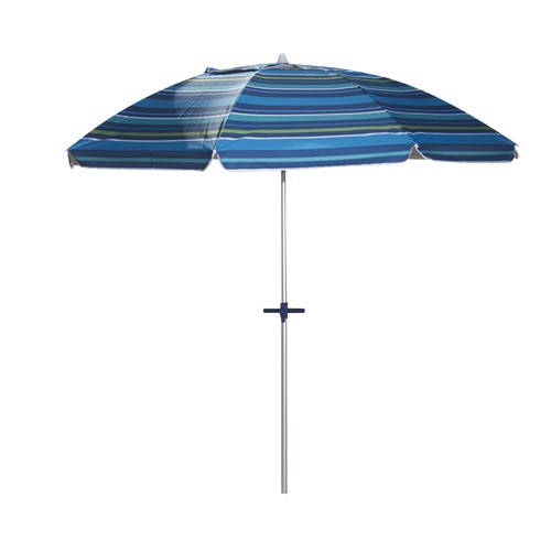 Parasol de 8 varillas inclinable y con tubo de aluminio de 22/25 milímetros, PINCHO.