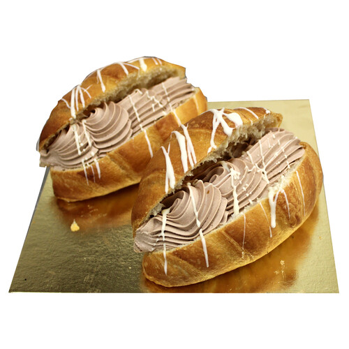 Croissant relleno de trufa, 2 uds.