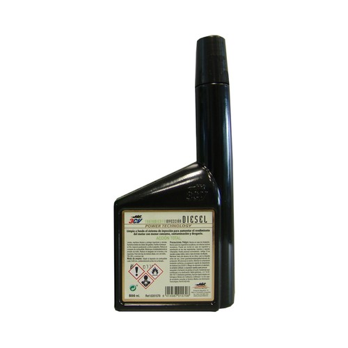 Tratamiento limpiador de inyección para vehículo con motores diésel, modelo Power Technology 500 mililitros, 3CV