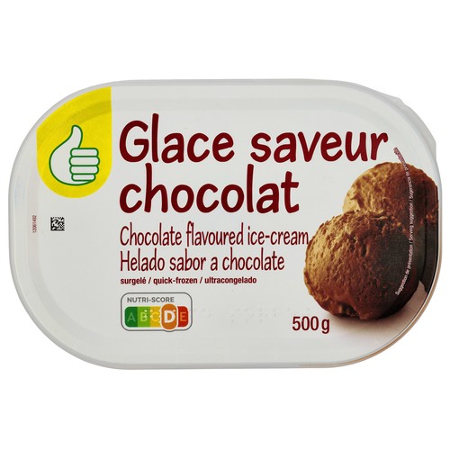 PRODUCTO ECONÓMICO ALCAMPO Tarrina de helado sabor a chocolate 1 l.