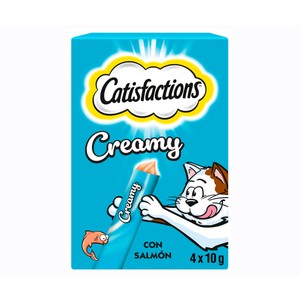 Imagen de CATISFACTIONS Snacks de gato salmón 4 x 10 gr.