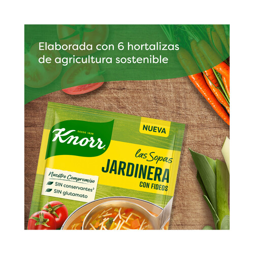 KNORR Sopa Jardinera con fideos 33 g.