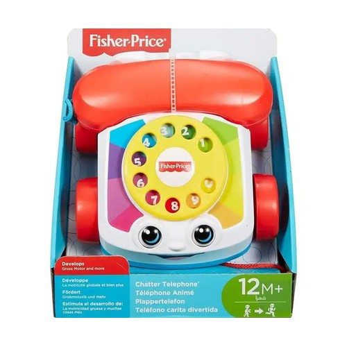 Teléfono con carita divertida FISHER PRICE.