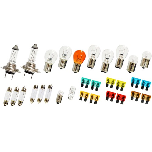 Set de 30 piezas de iluminación para el coche H7 55W, AUCHAN.