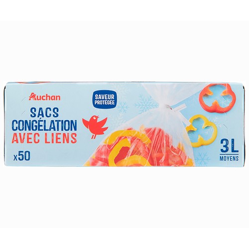 Bolas de congelación con cordones 22 x 35 cm PRODUCTO ALCAMPO 50 uds.