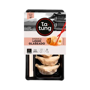 TA-TUNG Dim Sum Gyoza de lomo glaseado, listas para calentar y comer 144 g.