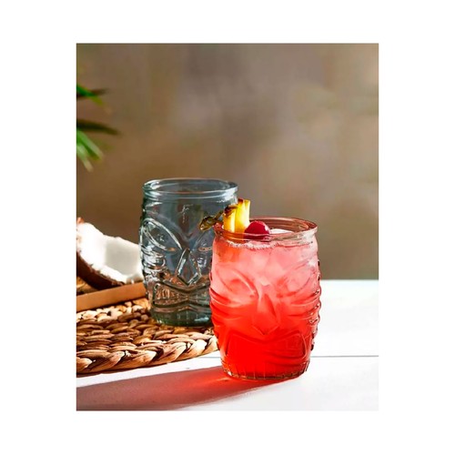 Vaso bajo tiki 500ml colores. LA MEDITERRANEA