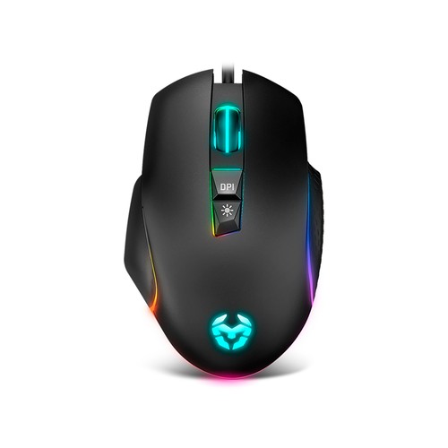 Ratón gaming KROM Keos, cable usb, 800-6400 dpi, iluminación RGB.