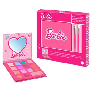 BARBIE Estuche de maquillaje infantil.