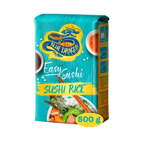 BLUE DRAGON Arroz para hacer Sushi 500 g.