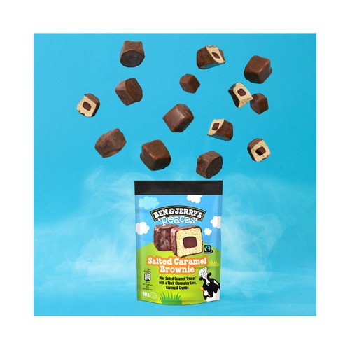 BEN & JERRY´S Mini helado de caramelo saldado con corazón y cobertura de chocolate 10 uds.