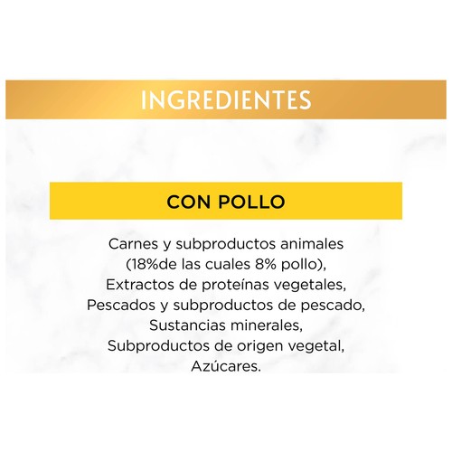 PURINA GOURMET Gold delicias suculentas Alimento húmedo para gatos con pollo tarrina de 85 g.