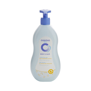 COSMIA BABY Champú y gel de baño, con extracto de camomila COSMIA BABY 750 ml.