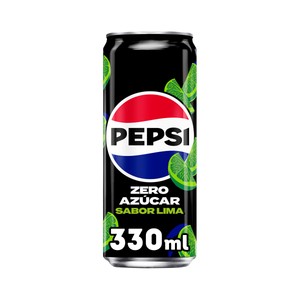Imagen de PEPSI ZERO Refresco de cola a la lima Zero azúcar lata 33 cl.