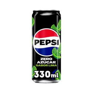 PEPSI ZERO Refresco de cola a la lima Zero azúcar lata 33 cl.