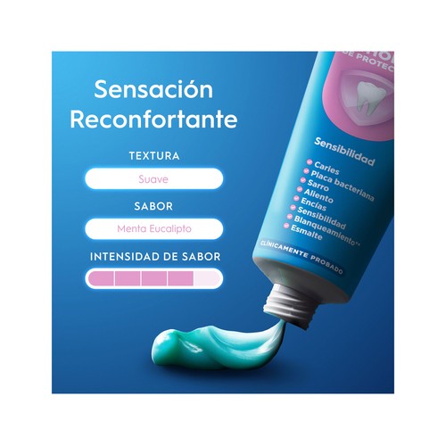 ORAL-B Pro-expert sensación reconfortante Pasta de dientes contra la sensibiliad dental, sabor menta suave 75 ml.