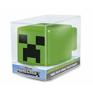 Taza de cerámica 3D Minecraft en caja de regalo, 0,440 litros, STOR.