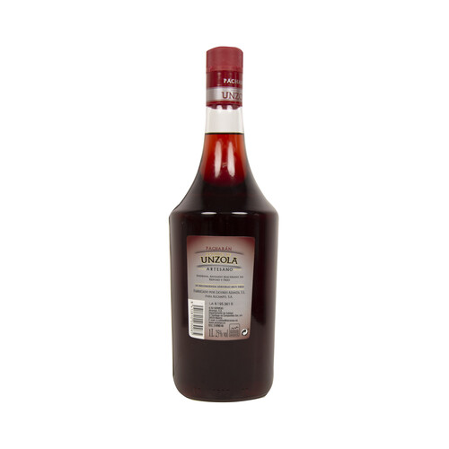 DOMINIO DE UNZOLA Pacharan artesano, elaborado con una selección de endrinas DOMINIO DE UNZOLA botella de 1 l.