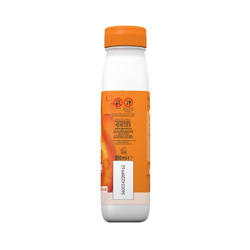 FRUCTIS Hair food de Garnier Acondicionador reparador con papaya, para cabellos dañados 350 ml.