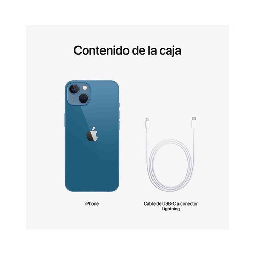 iPHONE 13 128GB MLPK3QL/A azul, pantalla 15,4cm (6,1").