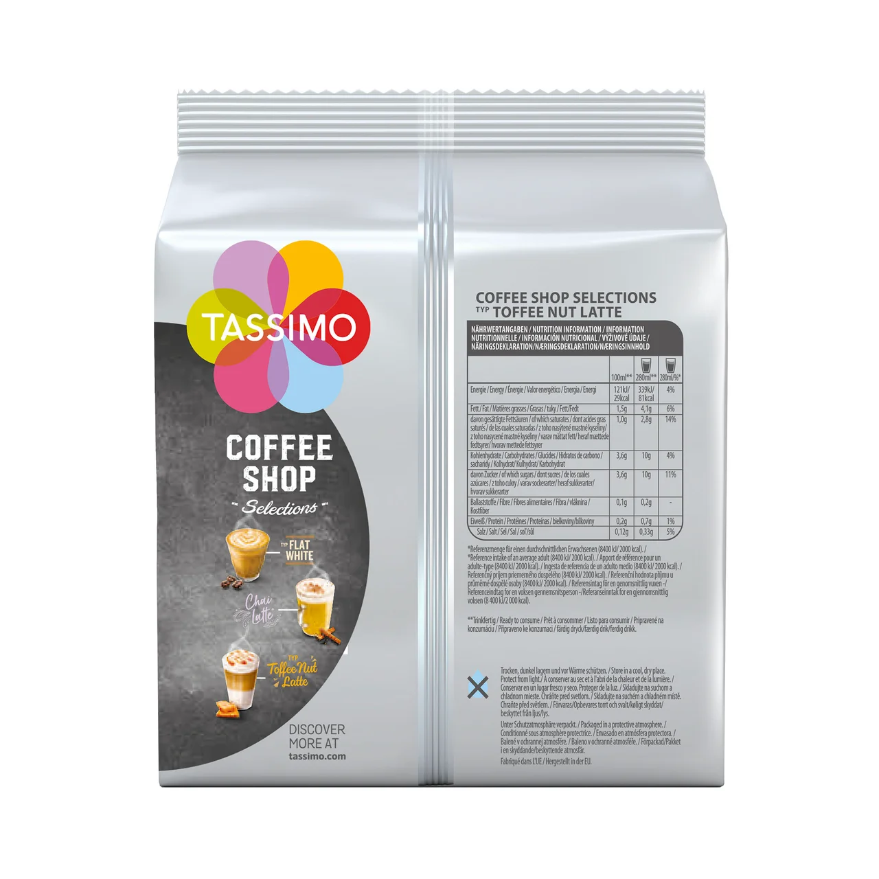 Café en cápsulas espresso toffeenut latte 8 uds.