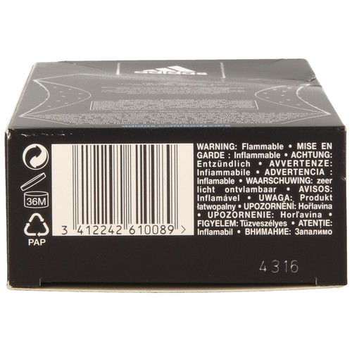 ADIDAS Eau de toilette para hombre con vaporizador en spray ADIDAS Ice dive 100 ml.