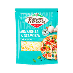 Imagen de GIOVANNI FERRARI Queso rallado mozzarella & scamorza 135 g.
