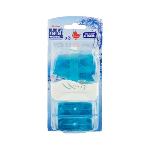 PRODUCTO ALCAMPO Bloques líquidos para WC limpiador frescor 3 uds. x 55 ml