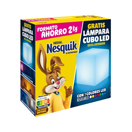 Cacao en polvo NESQUIK de NESTLÉ 2 kg.