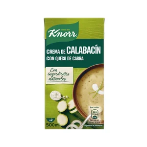 KNORR Crema de calabacín con queso de cabra 500 ml.