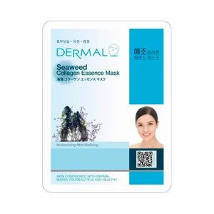 DERMAL Mascarilla facial hidratante, con algas marinas y colágeno.