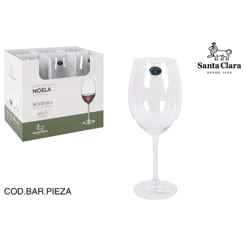 Copa vino 450cc Bohemia, modelo Noela. SANTA CLARA