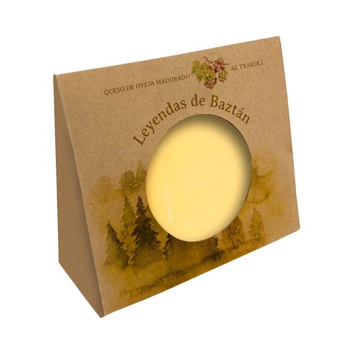 TGT Queso de oveja madurado al Txacoli TGT LEYENDAS DE BAZTAN 250G.