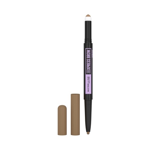MAYBELLINE Xpress brow satin duo tono 01 Dark blonde Perfilador y rellenador de cejas con acabado natural.