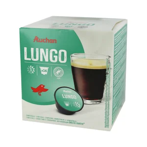 PRODUCTO ALCAMPO Café en cápsulas Lungo I5, 16 uds.