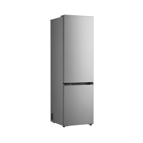 Frigorífico combi 203cm LG GBBSJ20EPY Inox antihuellas NO FROST, clasificación energética: E, H: 203cm, A: 59,7cm, F: 67,5cm, capacidad total: 375L.