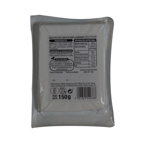 PRODUCTO ALCAMPO Collection Queso feta ALCAMPO GOURMET 150 g.