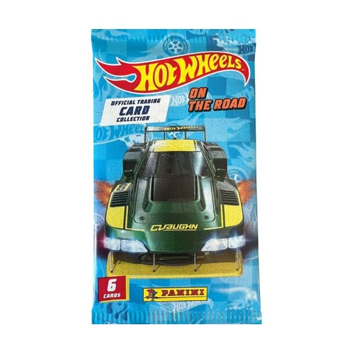 Hot Wheels Megapack - Álbum de 4 sobres y 6 cartas de edición limitada, PANINI.