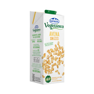 CENTRAL LECHERA ASTURIANA Bebida de avena sin azúcares añadidos CENTRAL LECHERA ASTURIANA Vegetánea 1 l.