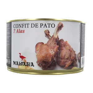 MALVASIA Confit de pato, 7 alas 700 g.