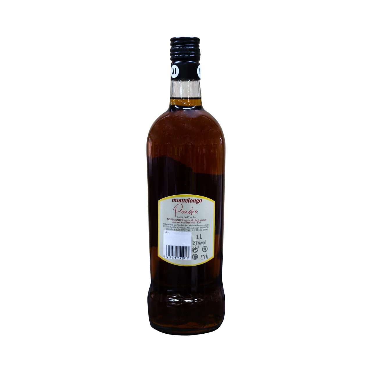Licor de ponche botella 1 l.
